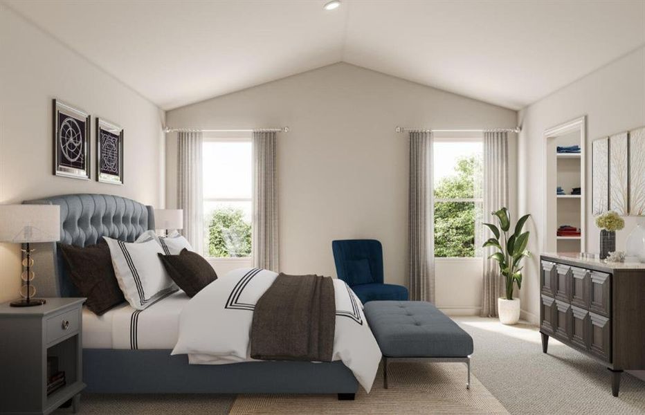 Furnished interior view inside a new home in Park Central, Mineola (Image 6).