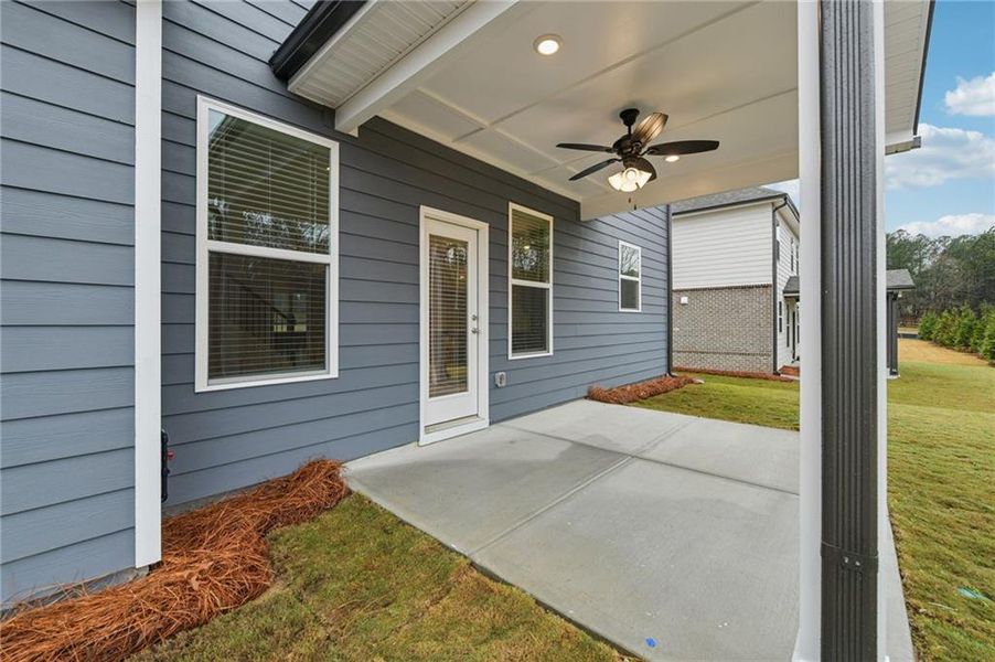 Exterior details and patio area of a home in Hamilton Lakes, Lawrenceville (Image 3). Exterior details and patio area of a home in Hamilton Lakes, Lawrenceville (Image 3).