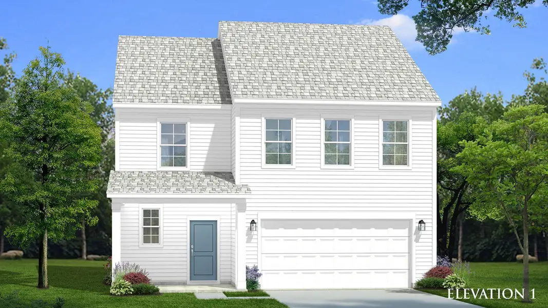 Front exterior of a new home in Creekside at Andrews, Summerville, SC, highlighting curb appeal (Image 1). Front exterior of a new home in Creekside at Andrews, Summerville, SC, highlighting curb appeal (Image 1).