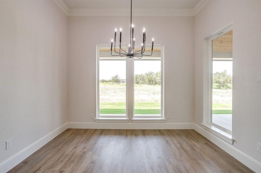 Ample space and light.