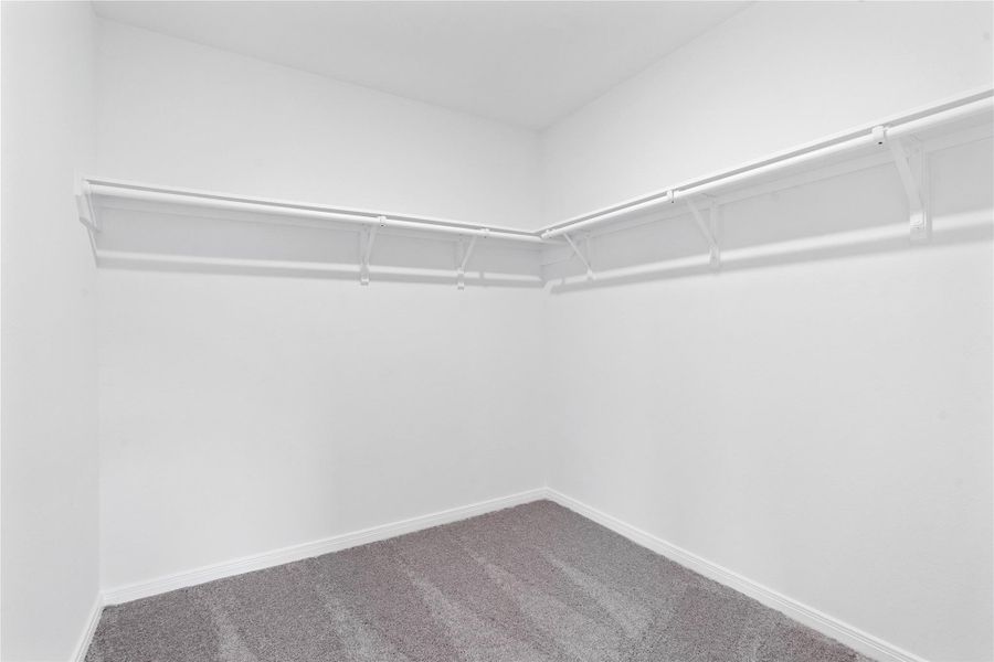 Look at this immaculate closet! With high shelving, multiple rows to hang clothing, you are sure to have enough room for all your belongings! Look at this immaculate closet! With high shelving, multiple rows to hang clothing, you are sure to have enough room for all your belongings!
