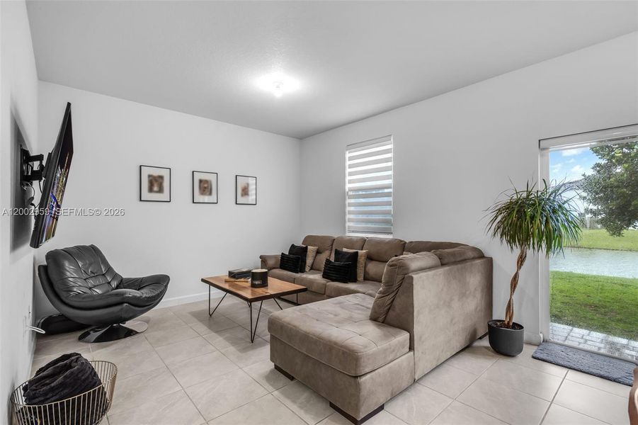 Furnished interior view inside a new home in , Miami (Image 11).