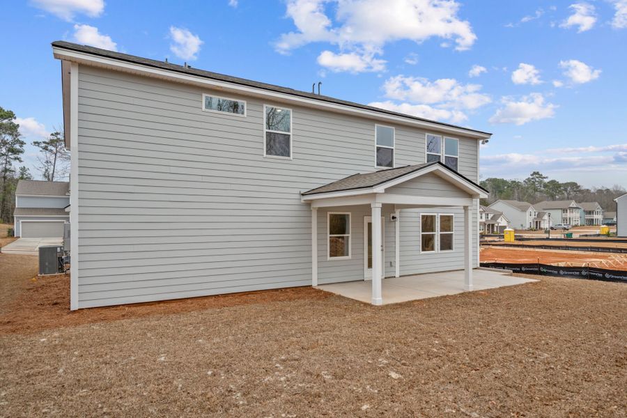 Exterior details and patio area of a home in Carriage Estates, Lexington (Image 3). Exterior details and patio area of a home in Carriage Estates, Lexington (Image 3).