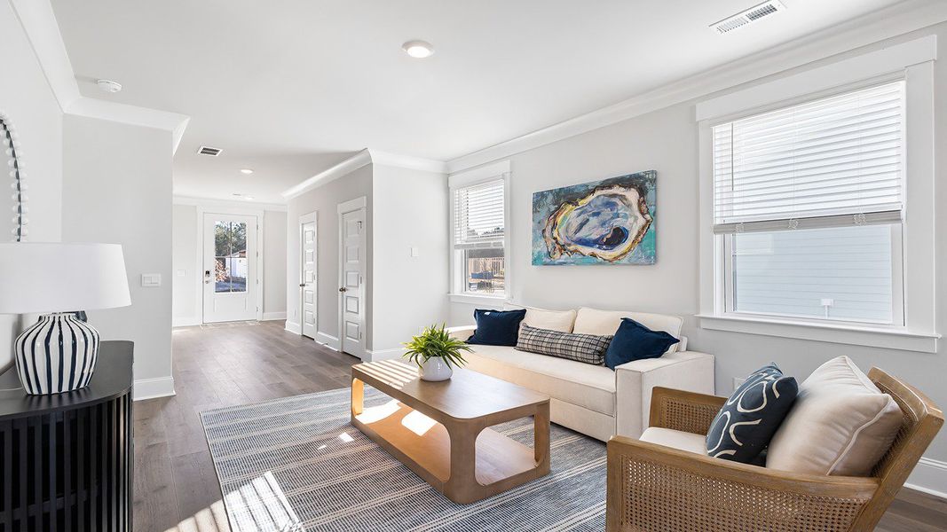 Furnished interior view inside a new home in Rivers Reach, Yemassee (Image 12).
