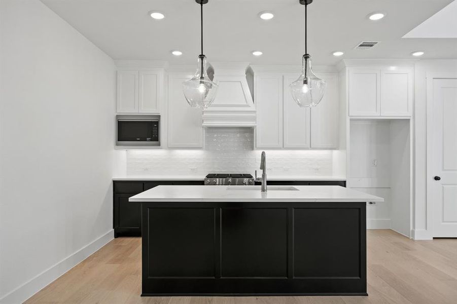 Furnished interior view inside a new home in Fields, Frisco (Image 7).