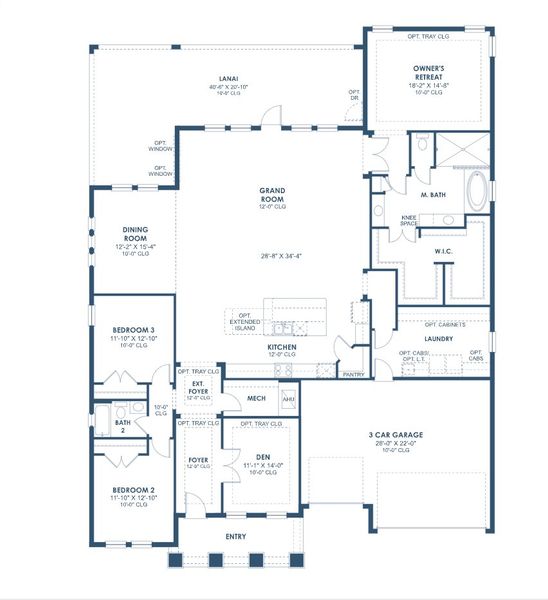 2D floor plan layout for the Key West I by Homes by WestBay in Hawkstone, Lithia, FL (Image 3). 2D floor plan layout for the Key West I by Homes by WestBay in Hawkstone, Lithia, FL (Image 3).