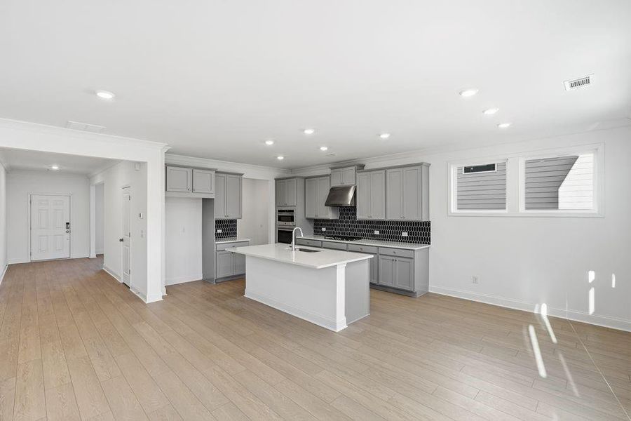 Furnished interior view inside a new home in Bailey Fence, Dacula (Image 8).