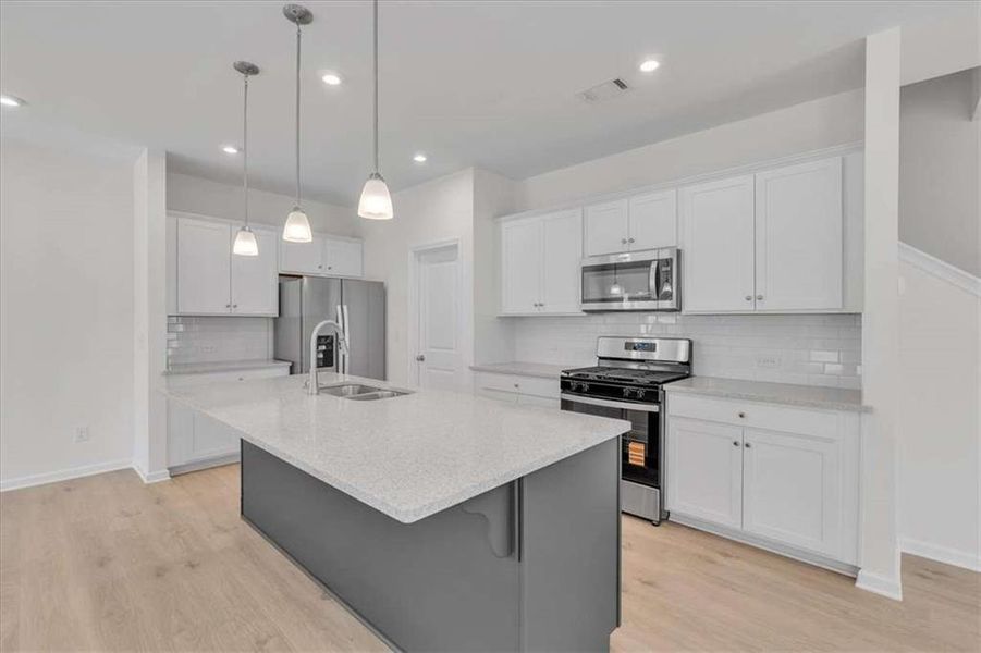 Furnished interior view inside a new home in The View at Groover's Lake, Lithia Springs (Image 13).