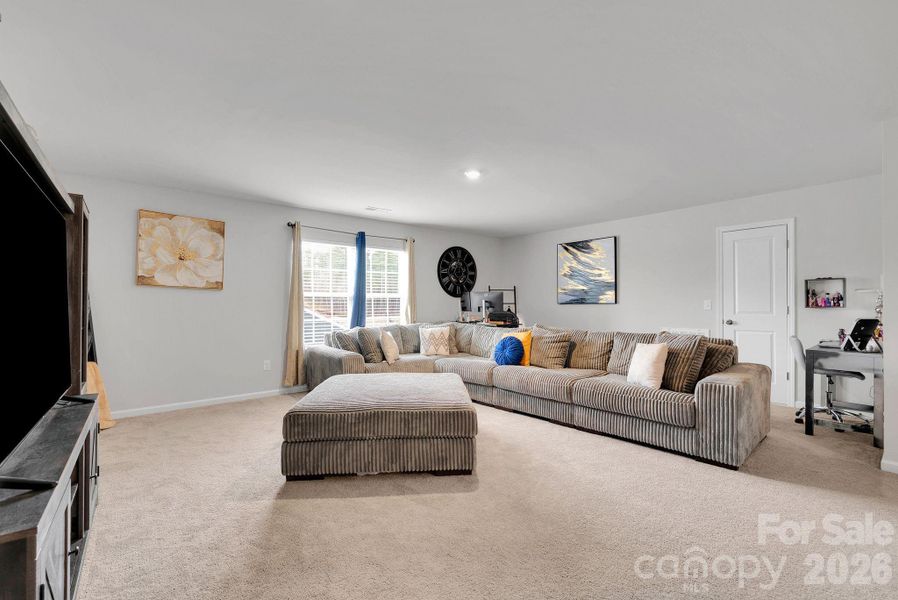 Furnished interior view inside a new home in Falls Cove at Lake Norman, Troutman (Image 35).