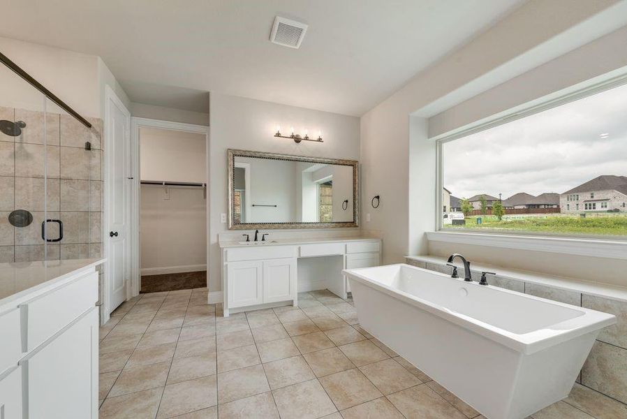 Furnished interior view inside a new home in Monterra, Fate (Image 6). Furnished interior view inside a new home in Monterra, Fate (Image 6).