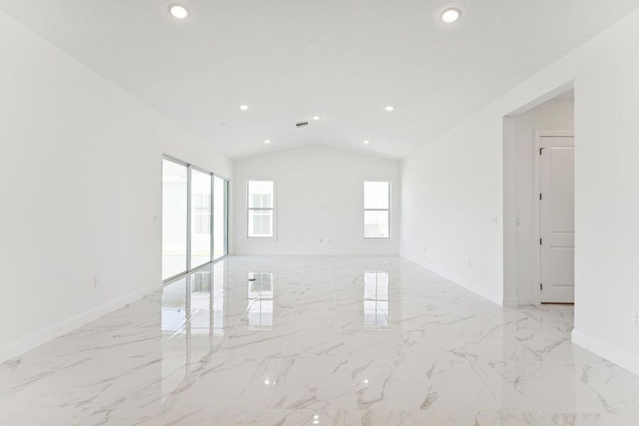Spacious, unfurnished interior of a new home in Salerno Reserve - Single Family, Stuart (Image 45). Spacious, unfurnished interior of a new home in Salerno Reserve - Single Family, Stuart (Image 45).