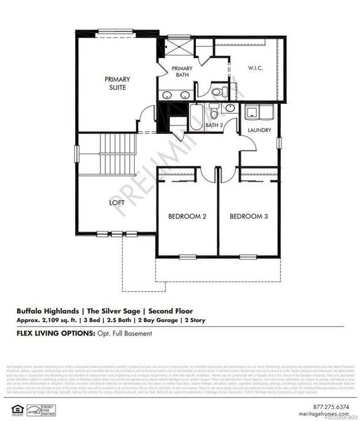 2D floor plan layout of this home in Buffalo Highlands: The Flora Collection, Commerce City, CO (Image 4). 2D floor plan layout of this home in Buffalo Highlands: The Flora Collection, Commerce City, CO (Image 4).