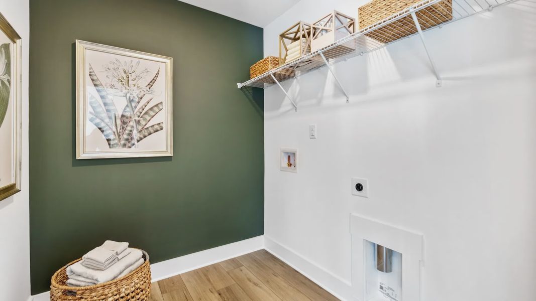 Laundry Room of The Drayton Design by DRB Homes