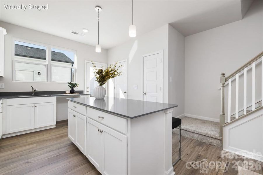 Furnished interior view inside a new home in Edgewood Preserve, Huntersville (Image 5).
