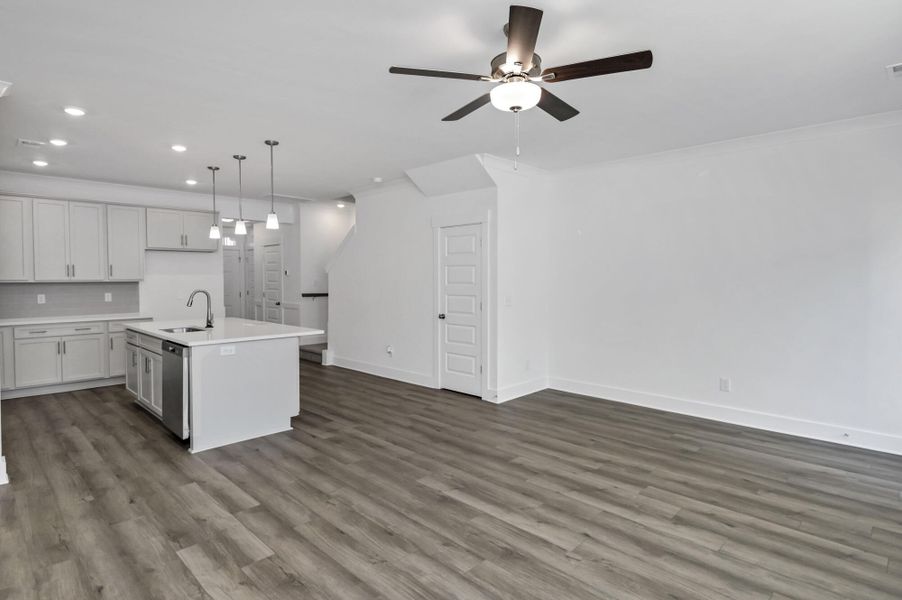 Spacious, unfurnished interior of a new home in Lake Carolina Townhomes, Columbia (Image 20).