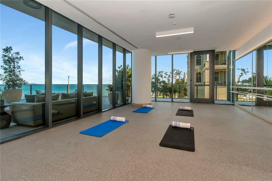 Fitness Studio overlooking Bayshore Blvd