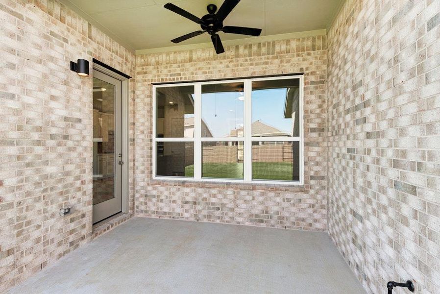Exterior details and patio area of a home in The Colony, Bastrop (Image 3). Exterior details and patio area of a home in The Colony, Bastrop (Image 3).