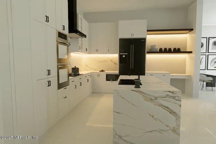 Furnished interior view inside a new home in , Palm Coast (Image 13). Furnished interior view inside a new home in , Palm Coast (Image 13).