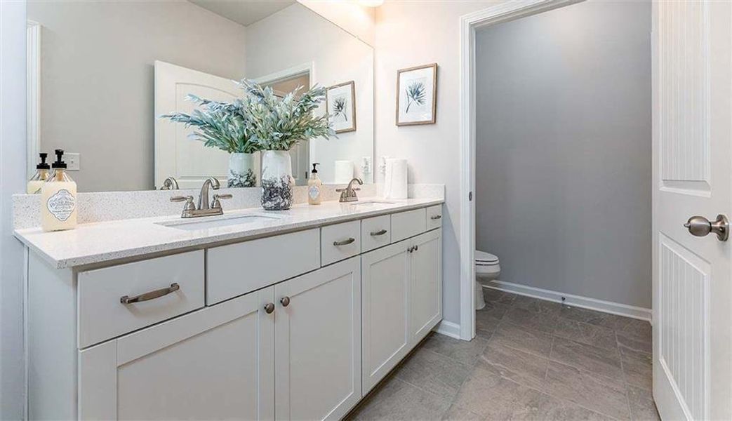 Furnished interior view inside a new home in Summerfield Place, Carrollton (Image 9).