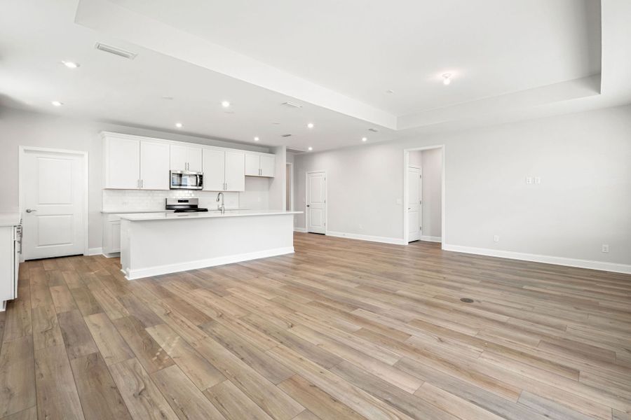 Spacious, unfurnished interior of a new home in Midpoint at New Riverside, Bluffton (Image 21).