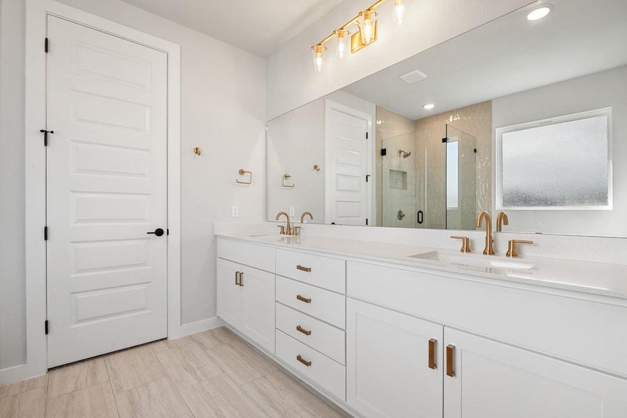 Furnished interior view inside a new home in Heritage, Dripping Springs (Image 9).