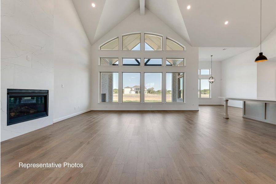Representative unfurnished interior of a home built from the Grand Estate by Grand Homes in Kings Crossing, Parker (Image 15).