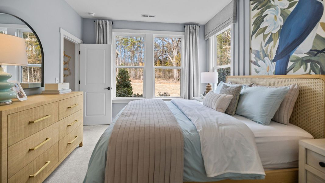 The Stonefield Home Plan in Michaux Garden by DRB Homes in Belmont, NC. - Bedroom