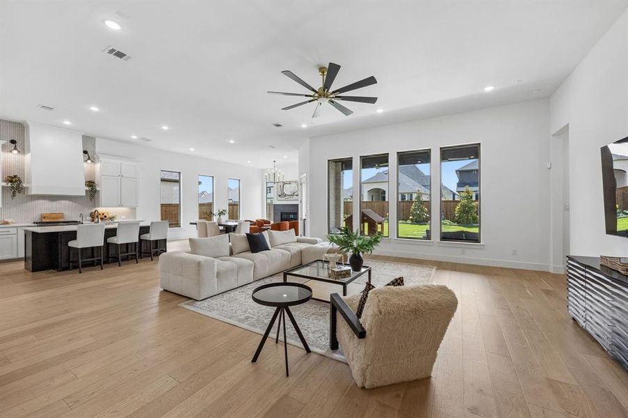 Furnished interior view inside a new home in , Prosper (Image 29).