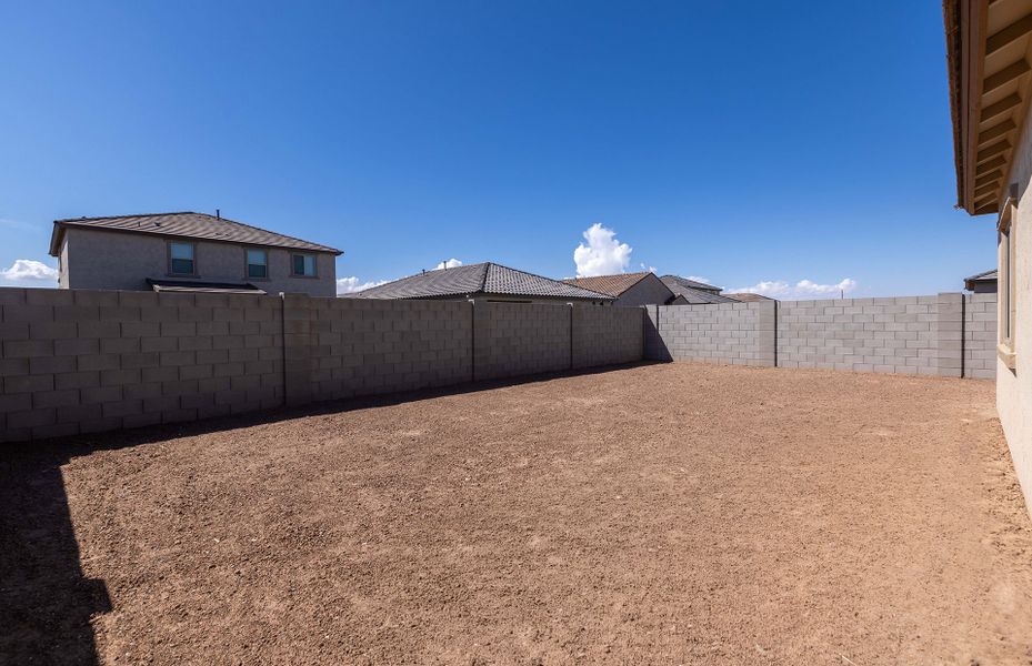 Exterior details and patio area of a home in El Rancho Santa Rosa, Maricopa (Image 22).