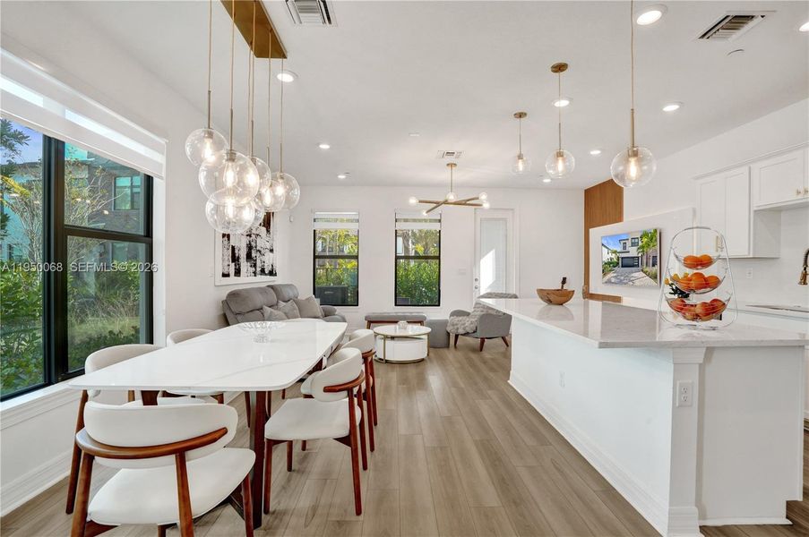 Furnished interior view inside a new home in , Plantation (Image 18).