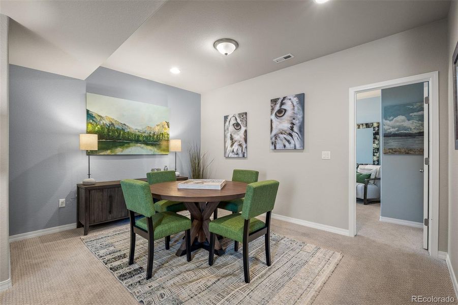 Furnished interior view inside a new home in , Colorado Springs (Image 4).