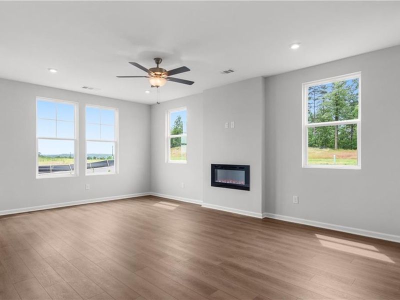 Spacious, unfurnished interior of a new home in Stegall Village, Cartersville (Image 14). Spacious, unfurnished interior of a new home in Stegall Village, Cartersville (Image 14).