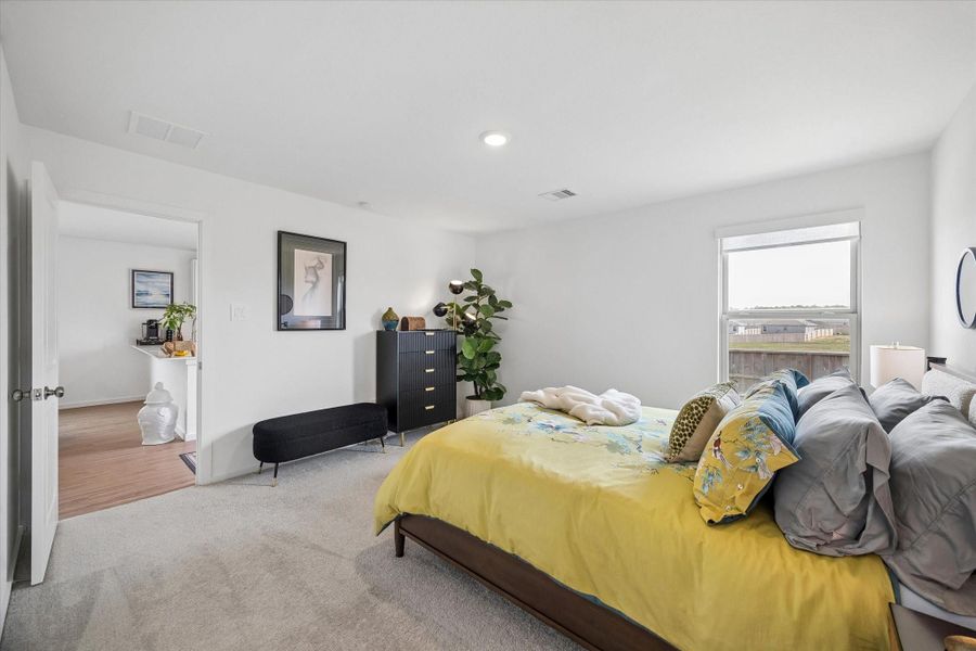 Bedroom looking out from the side wall Bedroom looking out from the side wall