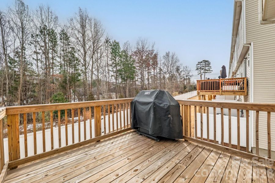Exterior details and patio area of a home in Pleasant Grove, Charlotte (Image 3).