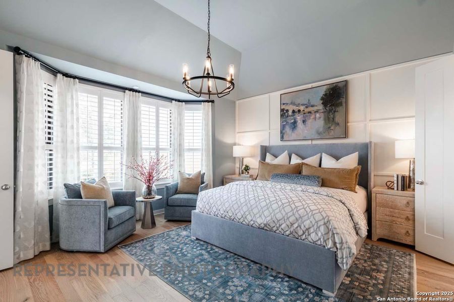 Furnished interior view inside a new home in Davis Ranch: 45ft. lots, San Antonio (Image 30).