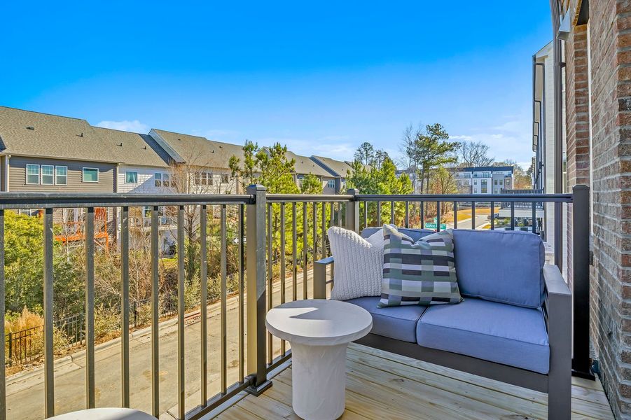 Rear Balcony
