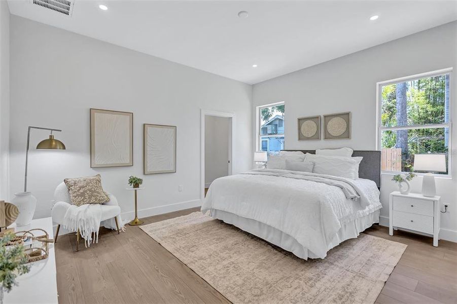 Furnished interior view inside a new home in , St. Petersburg (Image 32).