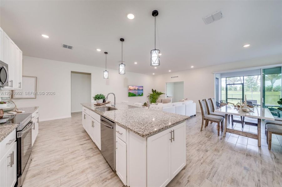 Furnished interior view inside a new home in , Port St. Lucie (Image 17).