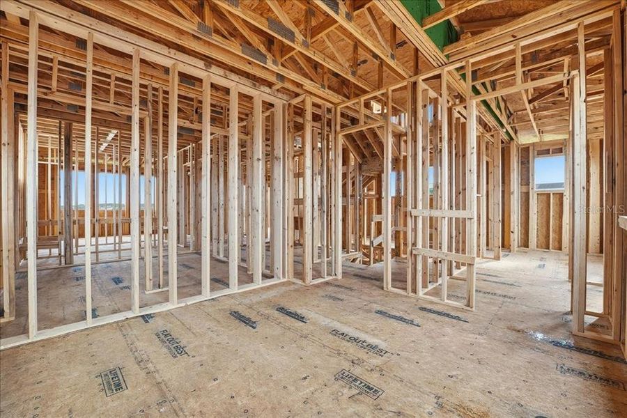 In-progress construction of a new home in , Orlando, FL (Image 45).