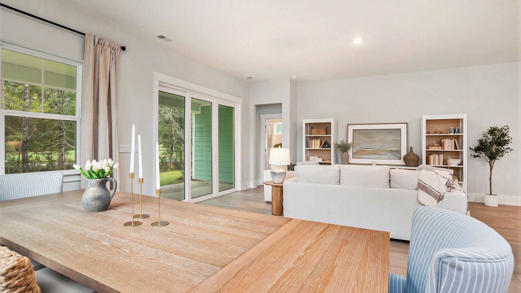 Furnished interior view inside a new home in The Preserve at Shaftesbury Glen, Conway (Image 11).