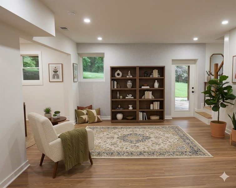 Furnished interior view inside a new home in , Atlanta (Image 45). Furnished interior view inside a new home in , Atlanta (Image 45).