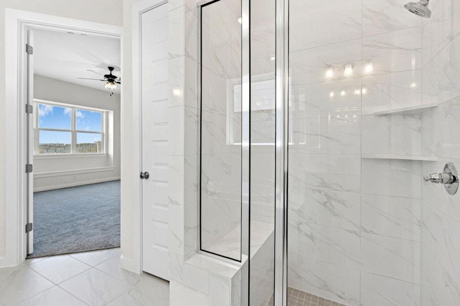 Furnished interior view inside a new home in University Heights, Round Rock (Image 10).