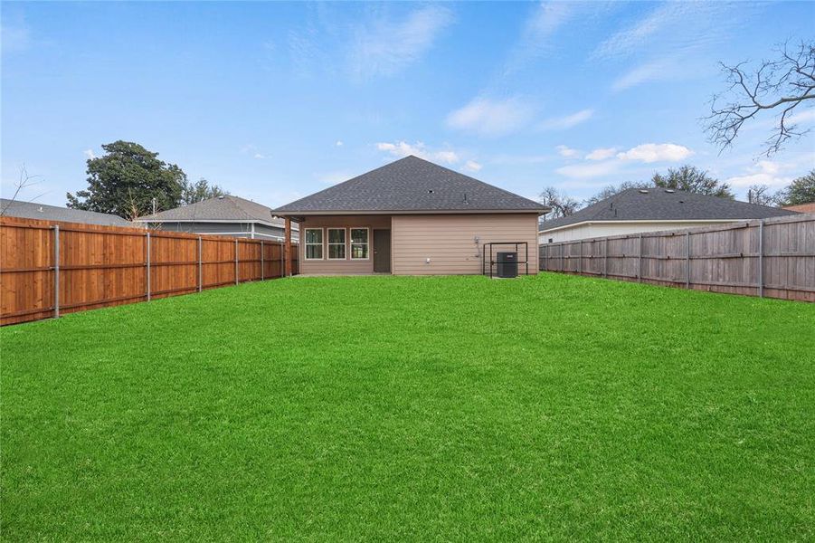 Exterior details and patio area of a home in , Dallas (Image 3). Exterior details and patio area of a home in , Dallas (Image 3).