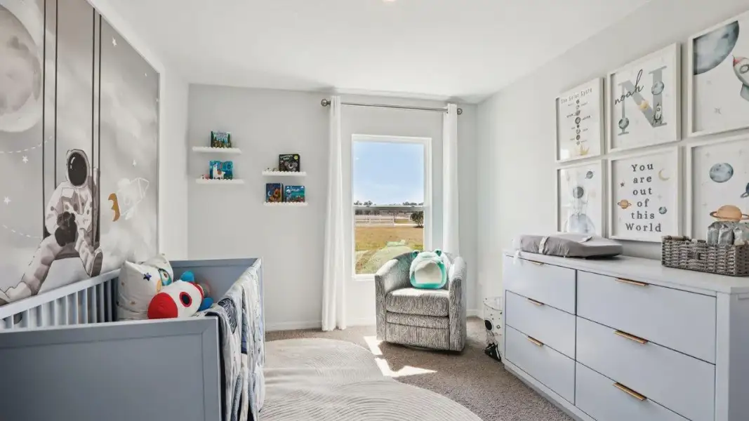 Furnished interior view inside a new home in Hawthorne Ranch, Lakeland (Image 33).