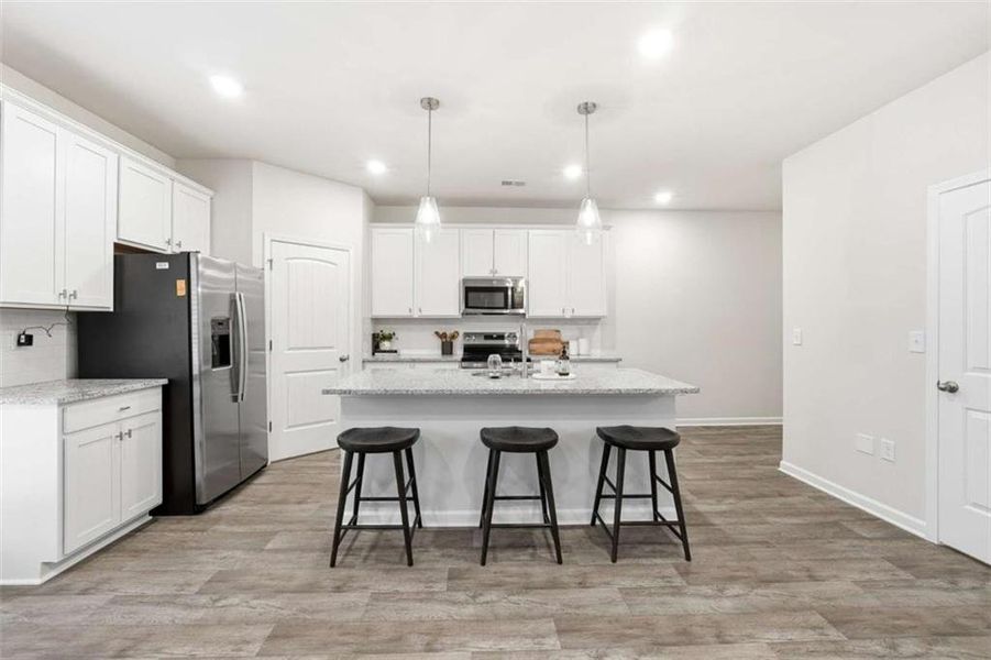 Furnished interior view inside a new home in Concord Oaks, Powder Springs (Image 15). Furnished interior view inside a new home in Concord Oaks, Powder Springs (Image 15).