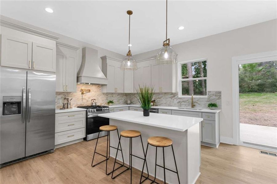 Furnished interior view inside a new home in , Atlanta (Image 5).