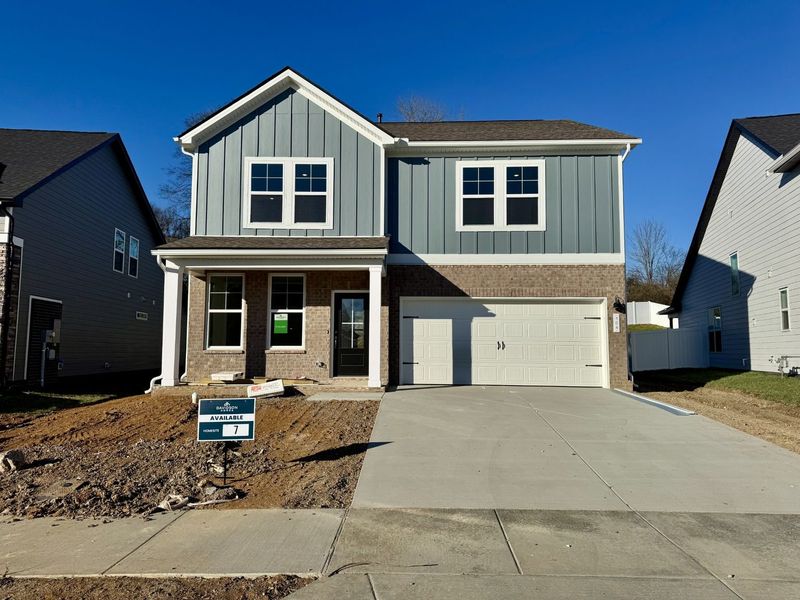 In-progress construction of a new home in Woods Crossing, Gallatin, TN (Image 32).