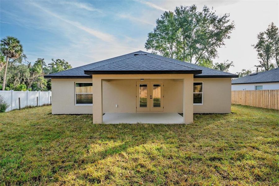 Exterior details and patio area of a home in , Umatilla (Image 36). Exterior details and patio area of a home in , Umatilla (Image 36).