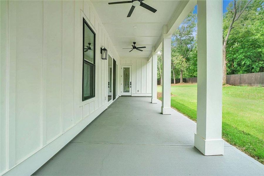 Exterior details and patio area of a home in , Conyers (Image 17). Exterior details and patio area of a home in , Conyers (Image 17).