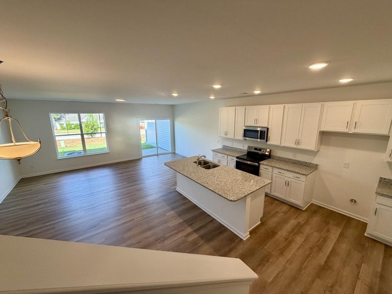 Furnished interior view inside a new home in Bellevue Townhomes, Greenville (Image 4).